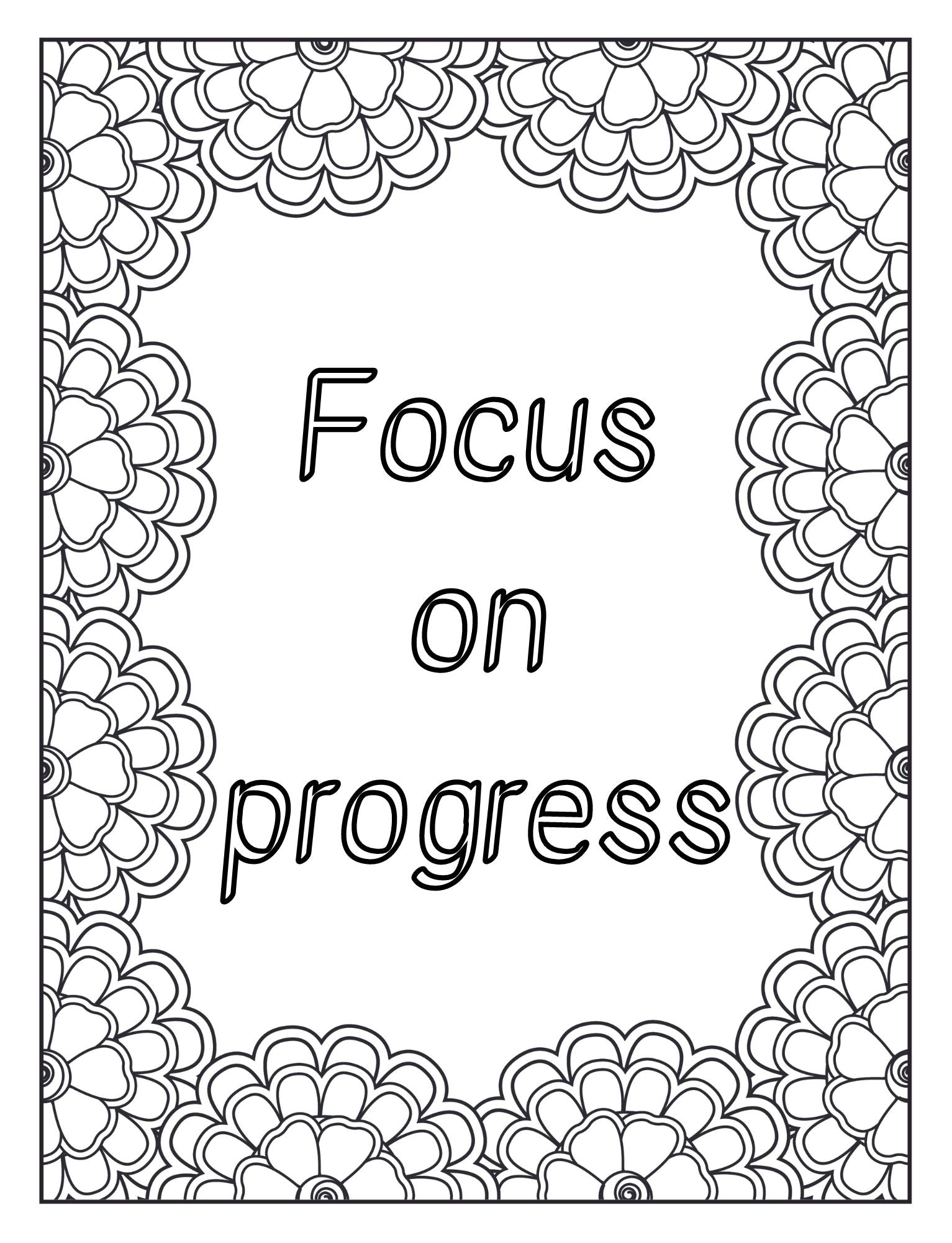 Mindset is Everything Mandala Book