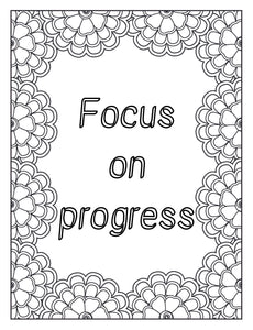 Mindset is Everything Mandala Book