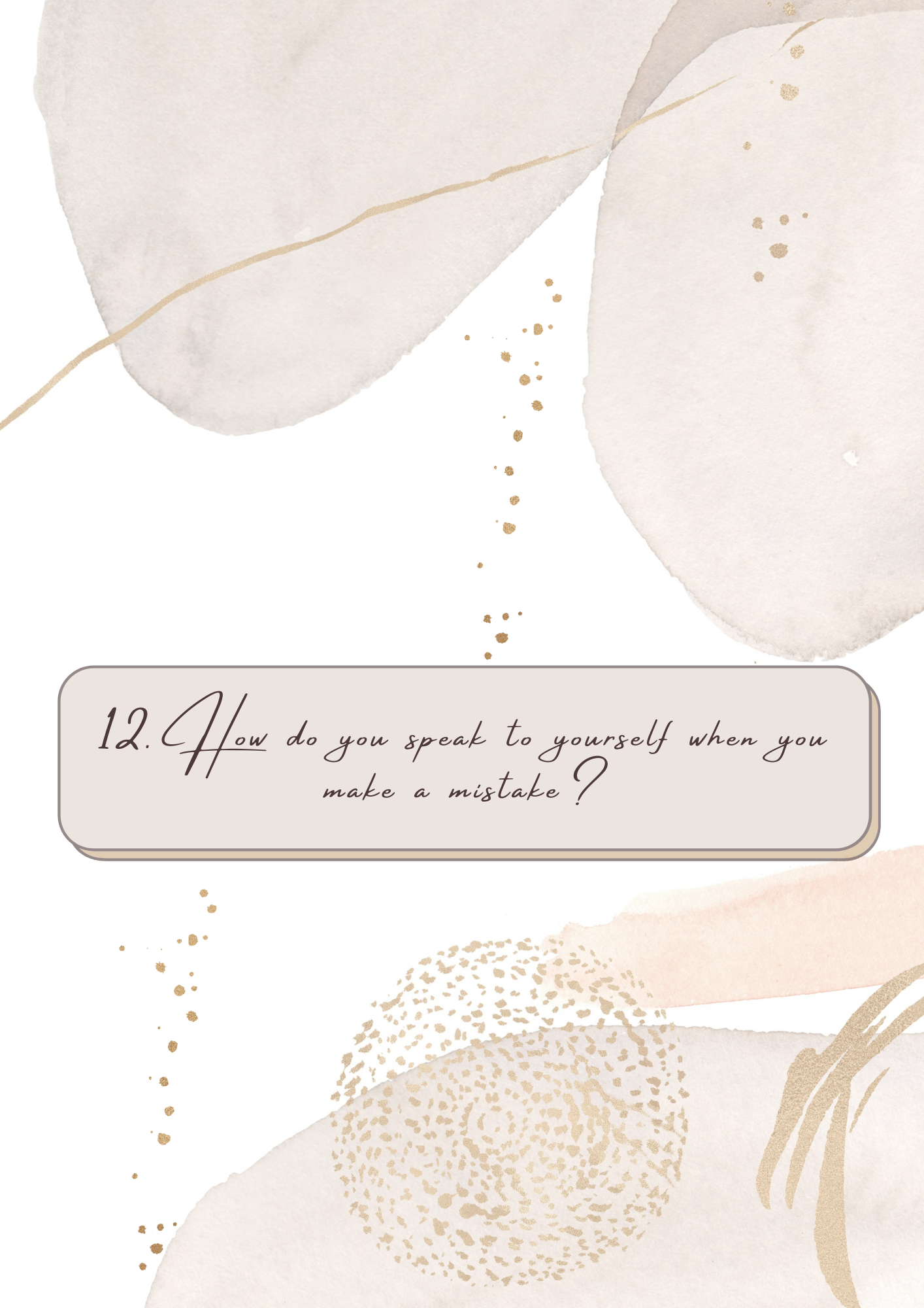 -Know Thyself- 21 Questions