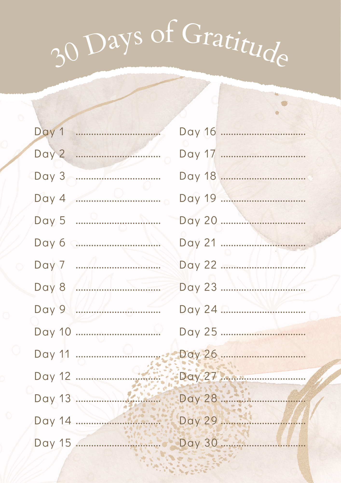 Grateful Journal