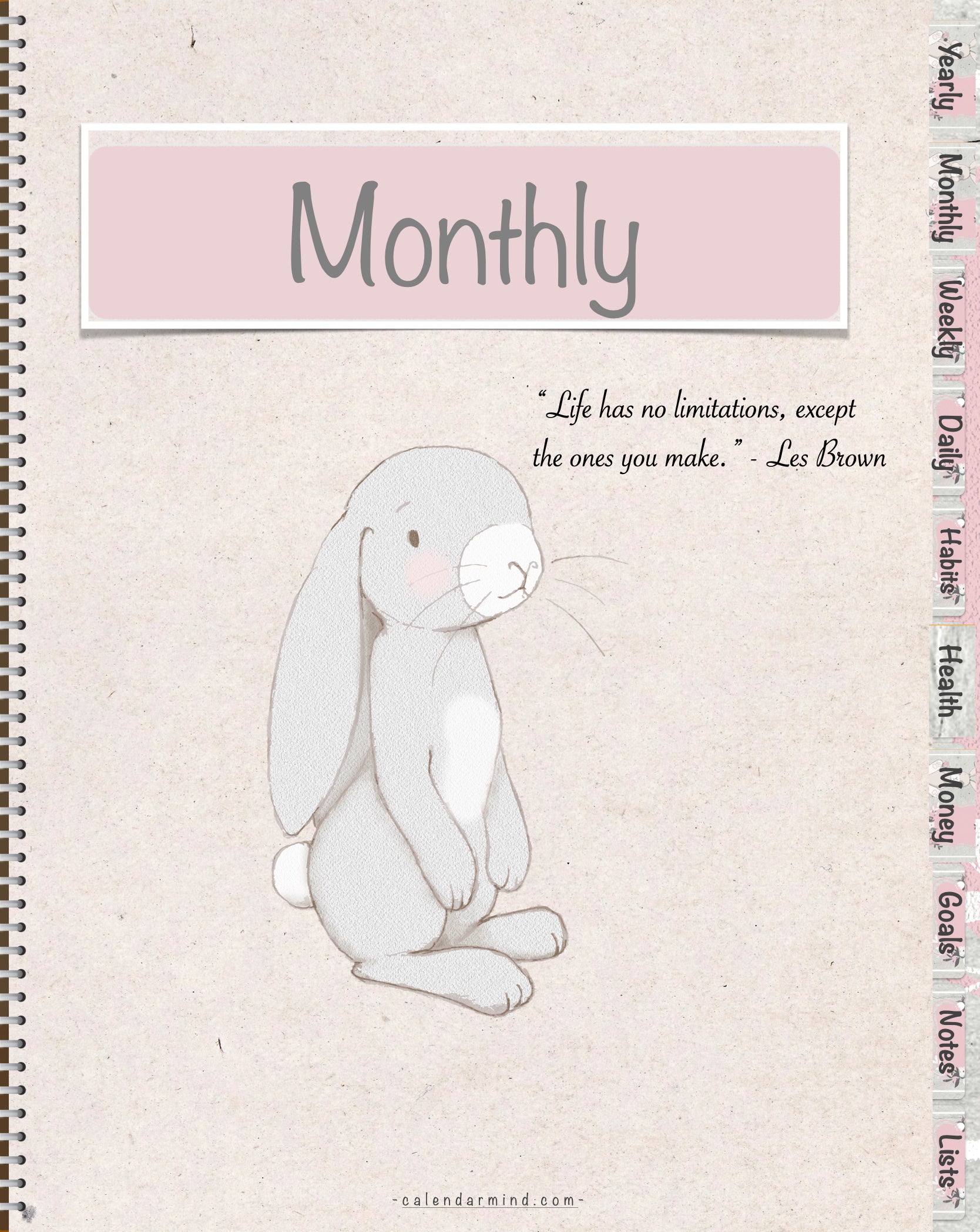 Digital Planner Bunny
