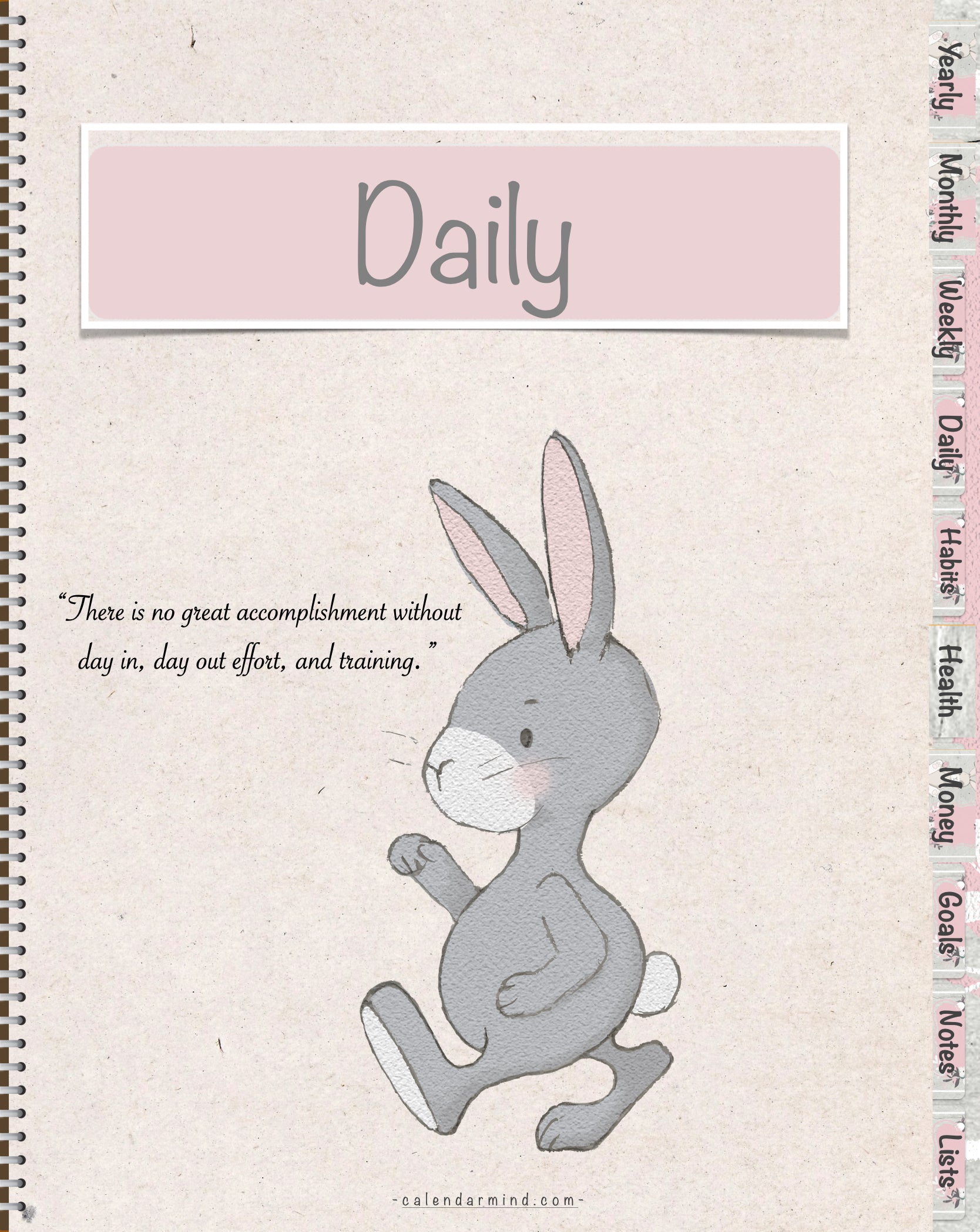 Digital Planner Bunny