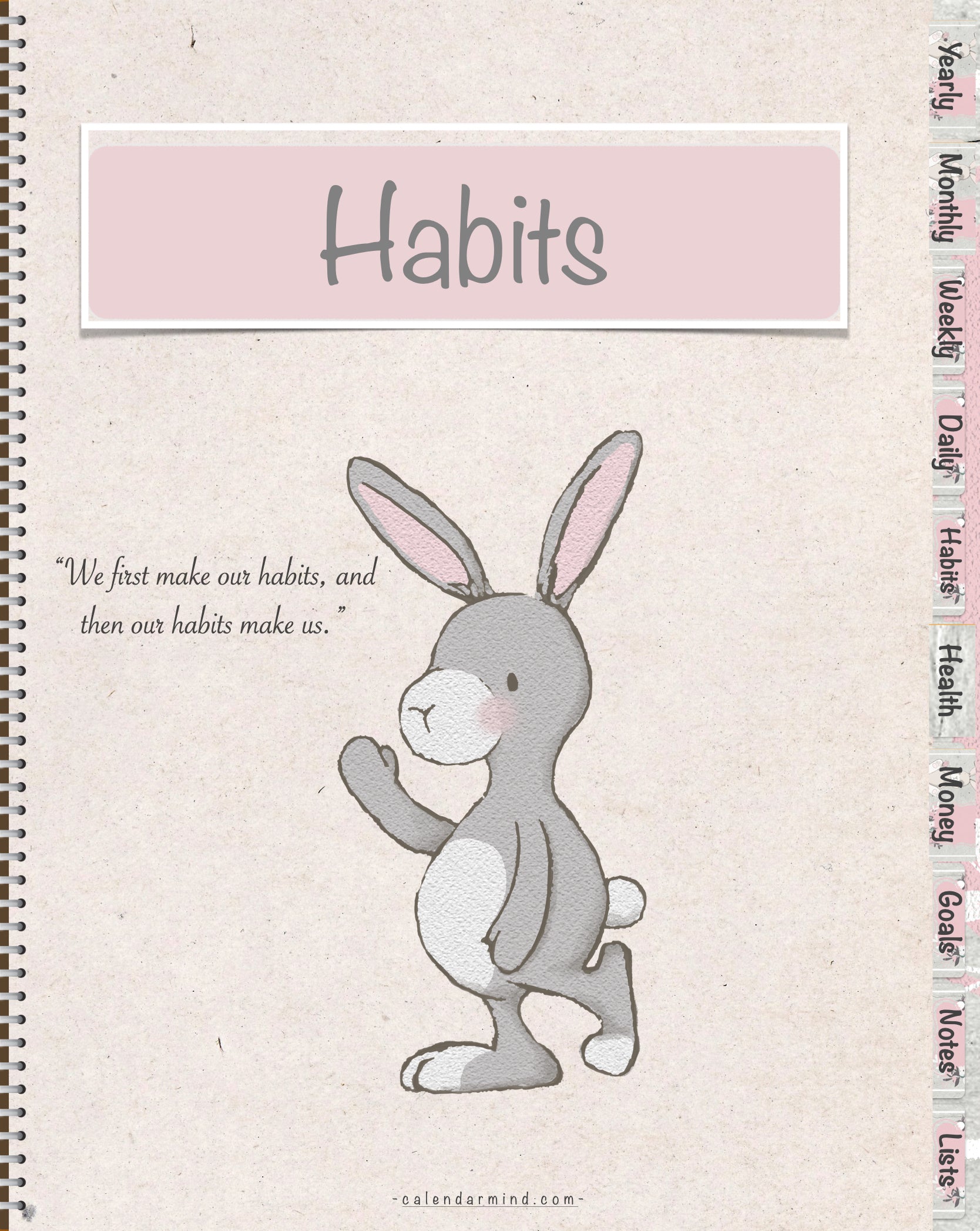 Digital Planner Bunny