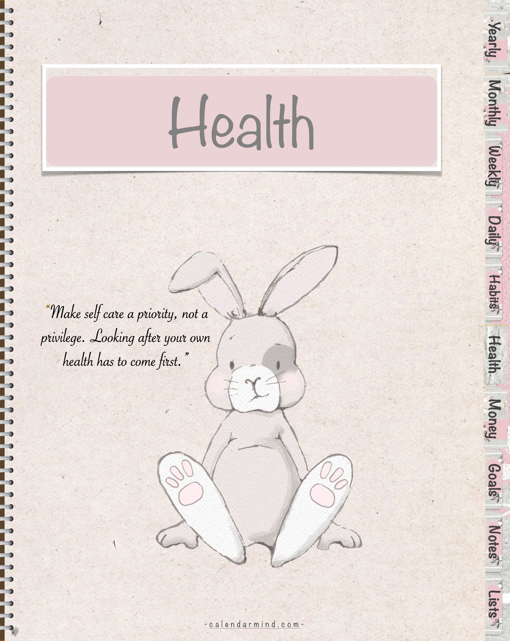 Digital Planner Bunny